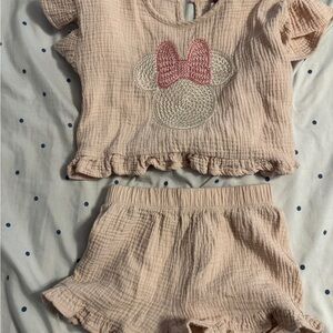 Disney Pink Cotton Toddler Apparel